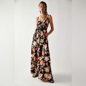 Free People Wisteria Sleeveless Maxi Dress, Size Medium